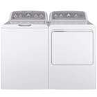 GE 4.6 CuFt Top Load Washer with 7.2 CuFt Gas Dryer in White