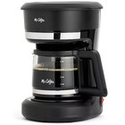 Mr. Coffee 5 Cup Switch Coffee Maker — Black