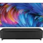 Epson SilverFlex™ Ultra 120" Ambient Light Rejecting Super Mega Screen with EpiqVision Ultra LS800 4K PRO-UHD Ultra Short-Throw 3-Chip 3LCD Smart Streaming Laser Projector