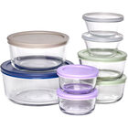 Anchor Hocking 16-Piece Bake & Store Glass Storage Set