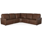 Cheers Everett Leather Power Reclining Sectional
