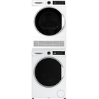 Premium Levella 2.2 CuFt Front Load White Washer with 4.0 CuFt Front Load White Dryer