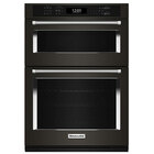 KitchenAid 27" Combination Microwave Wall Ovens with Air Fry Mode - Black Stainless Steel