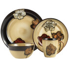 Pfaltzgraff Painted Poppies 16 Piece Dinnerware Set For Four