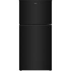 Whirlpool 19 CuFt Top Freezer Refrigerator in Black with Total Coverage Cooling
