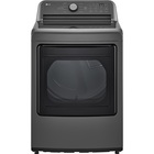 LG 7.3 CuFt Smart Middle Black Gas Dryer with Sensor Dry