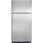 Frigidaire 18.2 CuFt Top-Mount Refrigerator in Stainless Steel with Humidity-Controlled Crisper Drawers