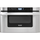 Sharp 1.2 CuFt Carousel Series 1000 Watt Built-In Microwave Oven Drawer in Stainless Steel