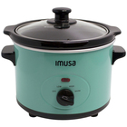 Image of product - 1.5-Quart Slow Cooker in Teal with Glass Lid