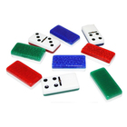 Bene Casa 55-Piece Handcrafted Professional Double-9 Domino in Wooden Storage Box