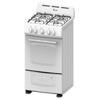 Avanti 2.0 CuFt Freestanding Gas Range in White