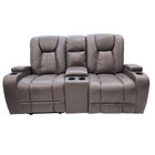 Cheers Cowboy Glider Reclining Loveseat with Console