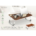 Bytech Foldable Laptop Desk Tray - Brown