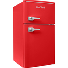 West Bend 3.1 CuFt Retro Compact Mini Refrigerator and Freezer in Red