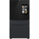 Image of product - 23.0 CuFt Smart BESPOKE 4-Door French Door Refrigerator in Charcoal Glass with Family Hub