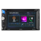 Image of product - 6.2" 2-DIN AM/FM CD/DVD Receiver with Built-in Bluetooth, Push-to-Talk Voice Assistant, USB Input with Charging and 200 Watts (50 Watts x 4) MOSFET Power