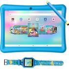 Contixo 10" Kids Tablet with Stylus and Smart Watch Bundle - Blue