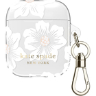 Kate Spade New York Protective Case for AirPods (1st & 2nd Generation) - Hollyhock Floral Clear