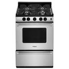 Whirlpool 24" 3.0 Cu. Ft  Freestanding Gas Range - Stainless Steel
