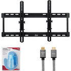 Vidao Tilting Wall Mount with the 5 Meter Ultra High-Speed HDMI Cable & Screen Cleaning Kit