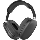IQ Sound High-Performance Bluetooth® Over-Ear Headphones with Microphone and FM Radio - Black