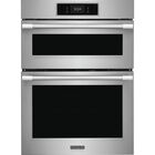 Frigidaire Professional 30" Electric Steam Self Cleaning Microwave Combo Wall Oven In Stainless Steel with Total Convection