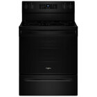 Whirlpool 30" Wide Electric Range with Air Cooking Technology - Black