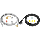 FRESTEC 6 Ft. Dishwasher Power Supply Cord with 6 Ft. Universal Dishwasher Water Supply Kit