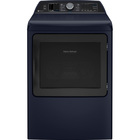 GE Profile 7.3 CuFt Smart Steam Sanitize Sapphire Blue Electric Dryer with Fabric Refresh