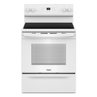 Whirlpool 5.3 CuFt Freestanding Electric Range in White with Steam Clean