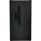 GE 25.3 CuFt Side-By-Side Refrigerator in Black