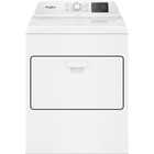 Whirlpool 7.0 CuFt White Gas Dryer with Adaptive Dry