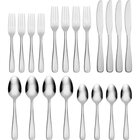 Hampton Forge Justine Mirror 20-Piece Flatware Set