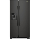 Whirlpool 33" Wide 21 Cu Ft Side-by-Side Refrigerator - Black