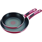 Image of product - Excite Nonstick Fry Pan Set - Red