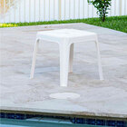 Pelican Reef Lara Stackable End Table — White