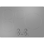 Monogram 30" Smart Induction Electric Cooktop in Silver with Synchronized Elements