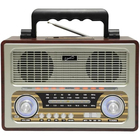 SuperSonic Multi-Function Bluetooth® Speaker with Rechargeable Battery - Brown