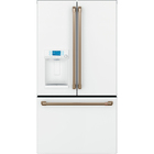 Cafe 22.1 CuFt Smart Counter Depth French Door Refrigerator in Matte White