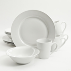 Image of product - Noble Court 12-Piece Dinnerware Set in White