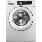 Samsung 4.5 CuFt Sanitize Front Load White Washer with VRT™ Plus Vibration Reduction